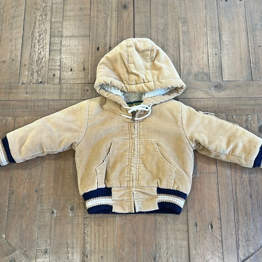 Oshkosh vintage Sherpa lined corduroy jacket